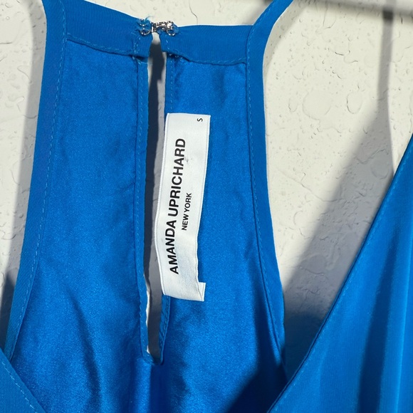 Amanda Uprichard Mara Silk Dress Size Small - Picture 6 of 7